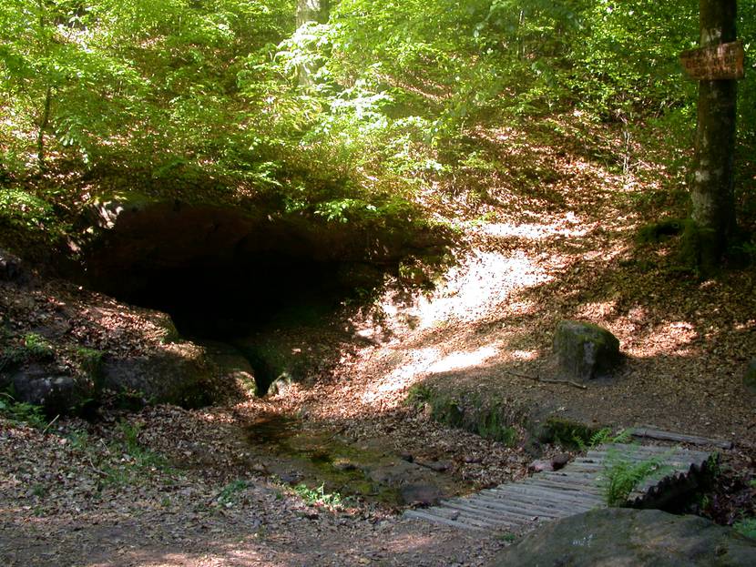 La fontaine des Trois Soldats au cœur de la forêt - Epinal